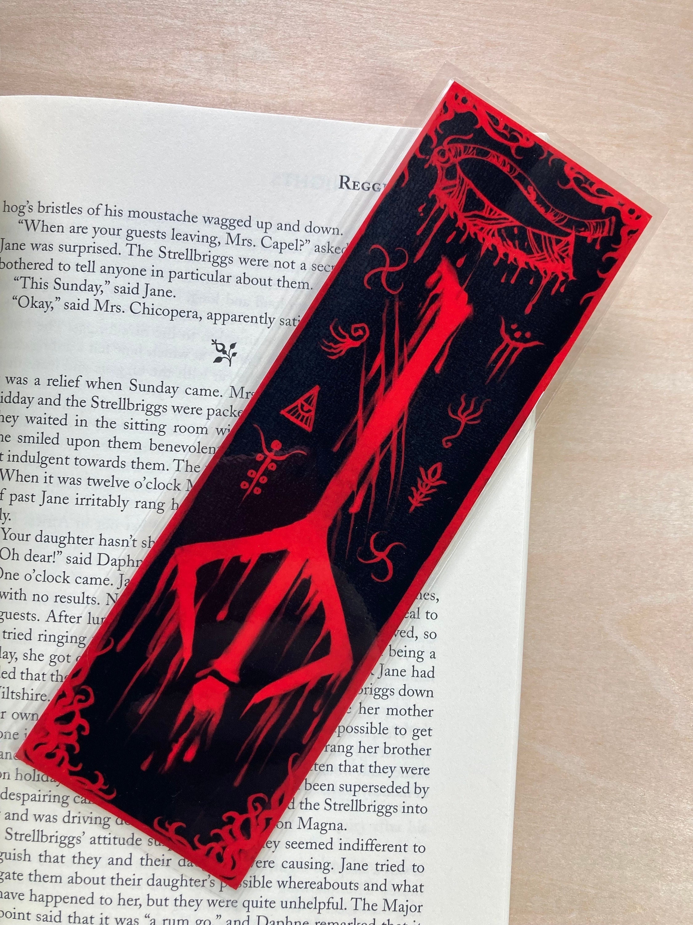 Hunter Rune Bookmark - Laminated Dark Fantasy Bookmark, Gift for Souls ...