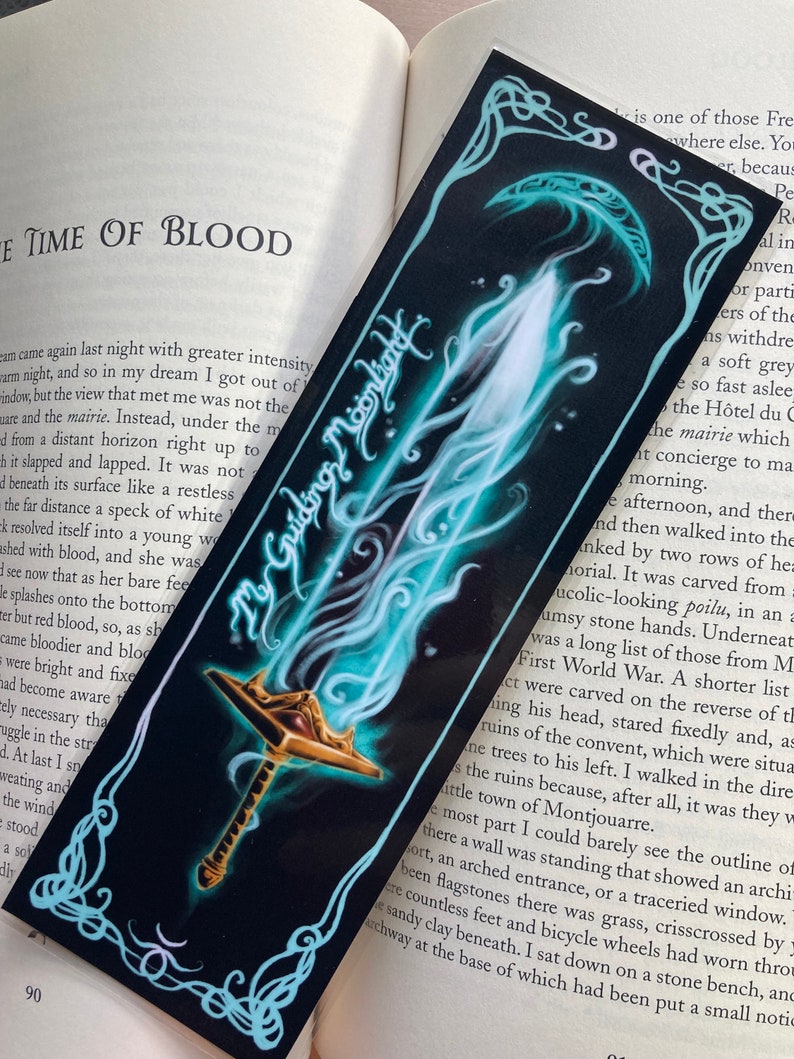 Moonlight Greatsword Bookmark - Waterproof Laminated Dark Fantasy Souls ...