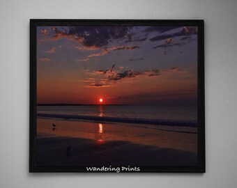 Sunrise in Rhode Island | RI Wall Art, Nature Prints, Travel Prints, RI Photography, Printable wall art, Instant Digital Download | #S17