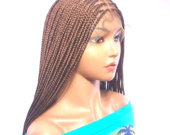 Knotless Braids. 360 HD Full Lace with Baby Hair. Long Braided Wigs.