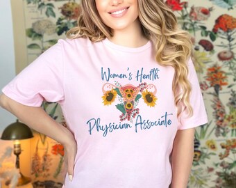 Women's Health OB GYN Physician Assistant Physician Associate Short Sleeve Tee