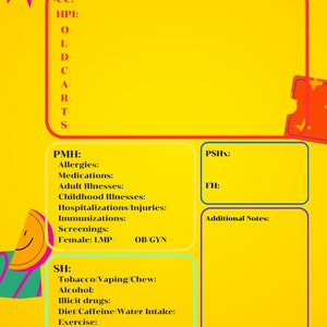 OSLER OSCE Templates for PA School, Physician Assistant Student, Med School, Medical Student