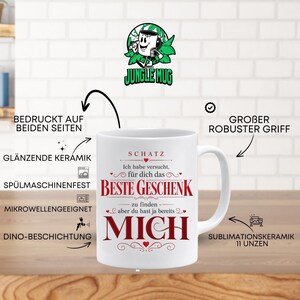 Schatz Tasse mit Spruch – Lustiges Geschenk für Partner image 9