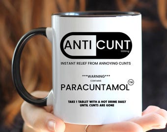 Anti-C*nt Tasse | Erwachsenen Humor sarkastisches Büro Geschenk