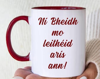 Tazza in lingua irlandese – Ní Bheidh Mo Leithéid Arís Ann / Regalo Gaeilge