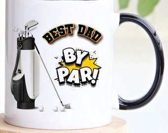 Papa Geschenk | Bester Papa von Par | Papa Golf Becher | Geschenk für Papa | Vatertagsgeschenk Geschenk für Papa Neue Väter Geschenk Geschenke für Opa Golf Becher