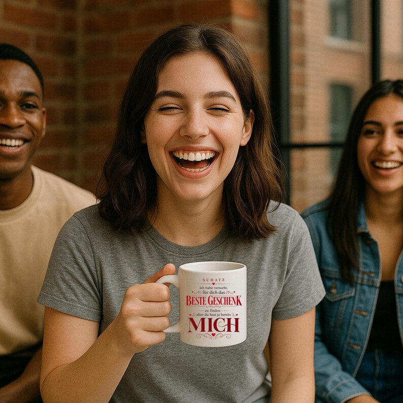 Schatz Tasse mit Spruch – Lustiges Geschenk für Partner image 10
