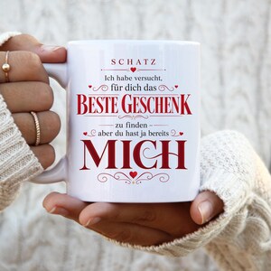 Schatz Tasse mit Spruch – Lustiges Geschenk für Partner image 6