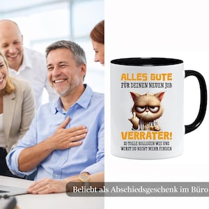 Lustige Abschiedstasse für Kollegin | Alles Gute Verräter – Ironischer Bürohumor zum Jobwechsel image 6