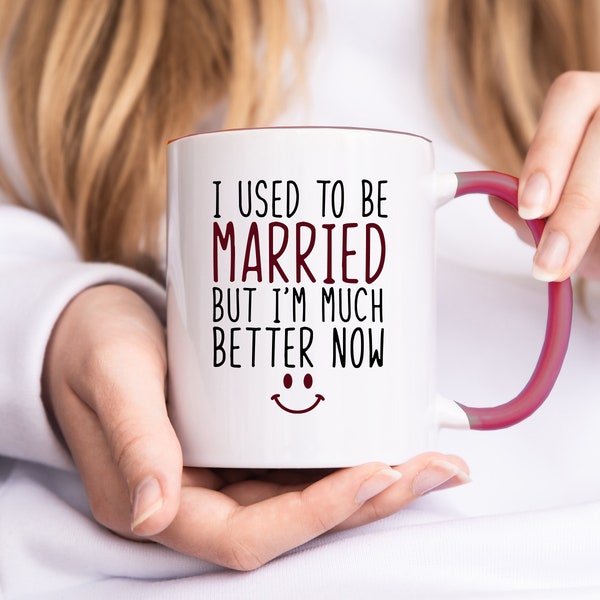 Divorce Gift | I used to be Married | friend mug | gift idea | Separation Gift | Funny Divorce Gift  funny Break up gift | Divorce gift idea