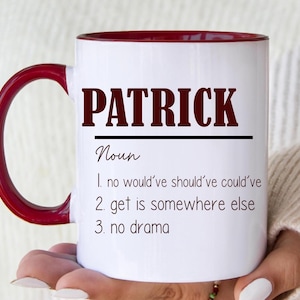 Personalized Name Definition Mug – Custom Coffee Gift