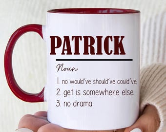 Personalized Name Definition Mug – Custom Coffee Gift