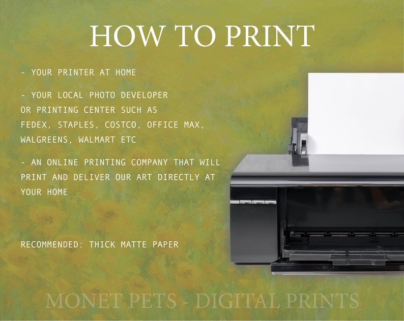 Golden Doodle Dog Floral Field Painting Digital Download Printable