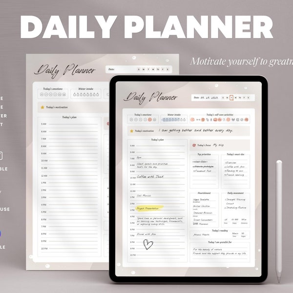 Motivational Diary - Etsy