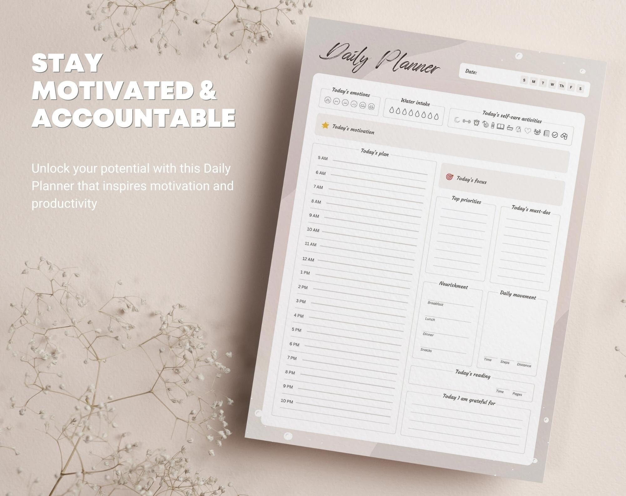 Printable Tracker Template