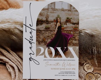 Convite de formatura moderno, anúncio de formatura 2026, cartão para festa de formatura, convite de formatura, modelo de convite de formatura, convite para festa de formatura