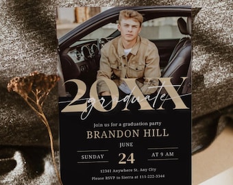 Grad Announcement 2026, Graduation Party Invite, Graduation Invitation 2026, Grad Invite 2026, Graduation Invite Template, Graduation Decor