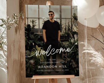 Arch Graduation Welcome Sign, Graduation Yard Sign, Grad Party Decor, Grad Sign, Grad Party Sign, Graduation Decorations, Graduation Sign