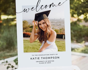 Arch Graduation Welcome Sign, Graduation Yard Sign, Grad Party Decor, Grad Sign, Grad Party Sign, Graduation Decorations, Graduation Sign