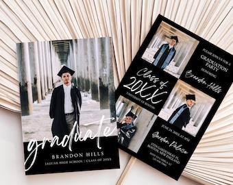 Modern Graduation Announcement 2025, Graduation Party Invite, Graduation Template, Graduation Invitation 2025, Graduation Party, Minimalist