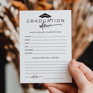 Abiturempfehlungskarte, Abiturwünsche, Abiturfeierspiel, Abiturempfehlungs- und Wunschkarte, Abiturfeier 2025, Partykarte für die Graduierung 2025