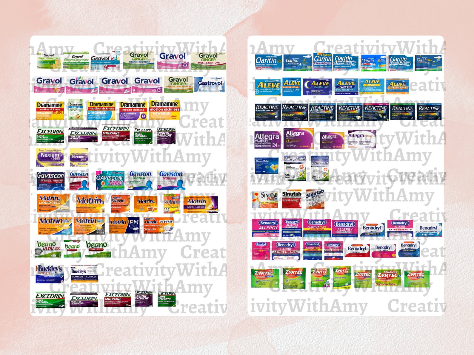 Pharmacy Pill Box Labels Pill Labels Pill Box Pill Etsy