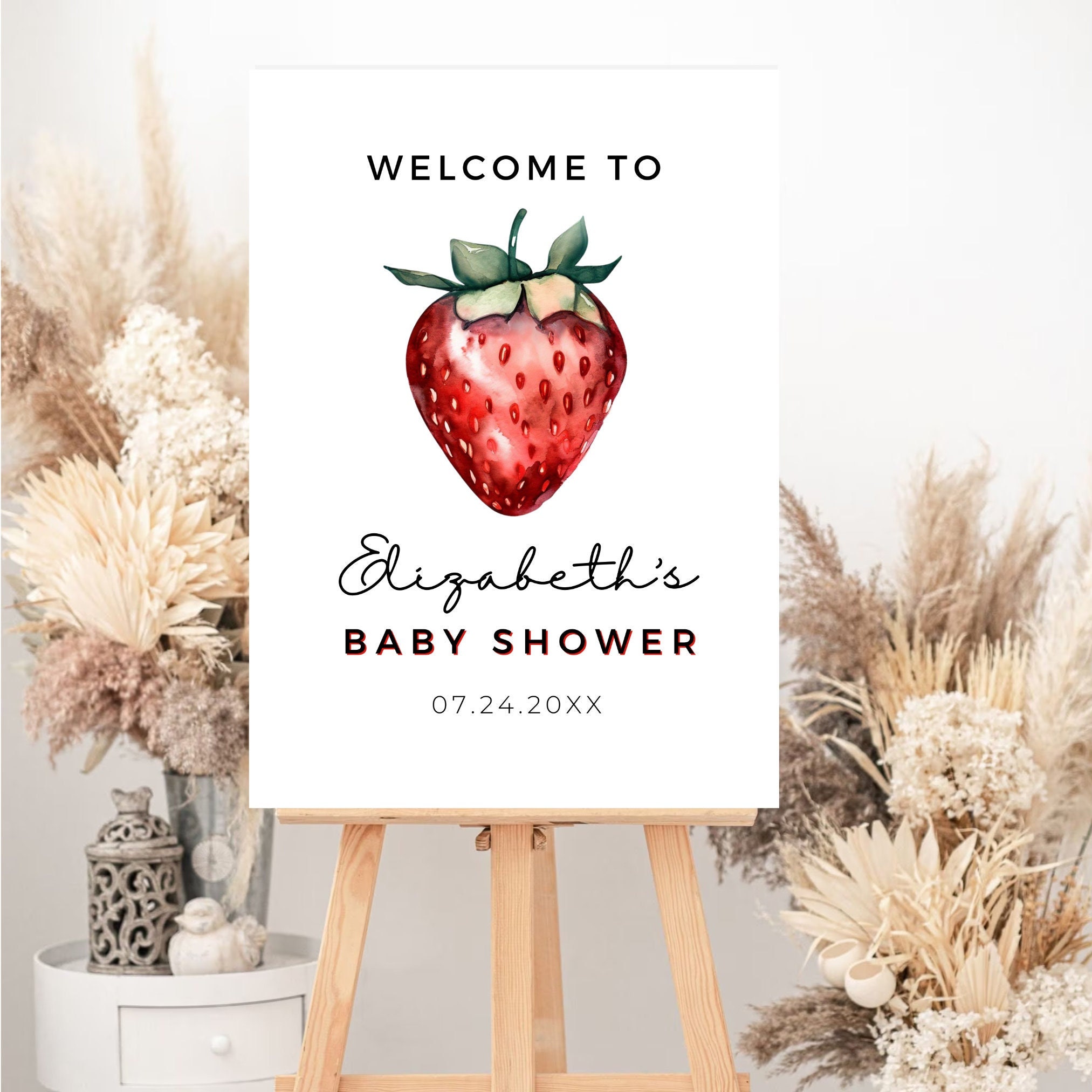 Berry sweet baby shower 🍓 #berrysweetbaby #berrysweetbabyshower