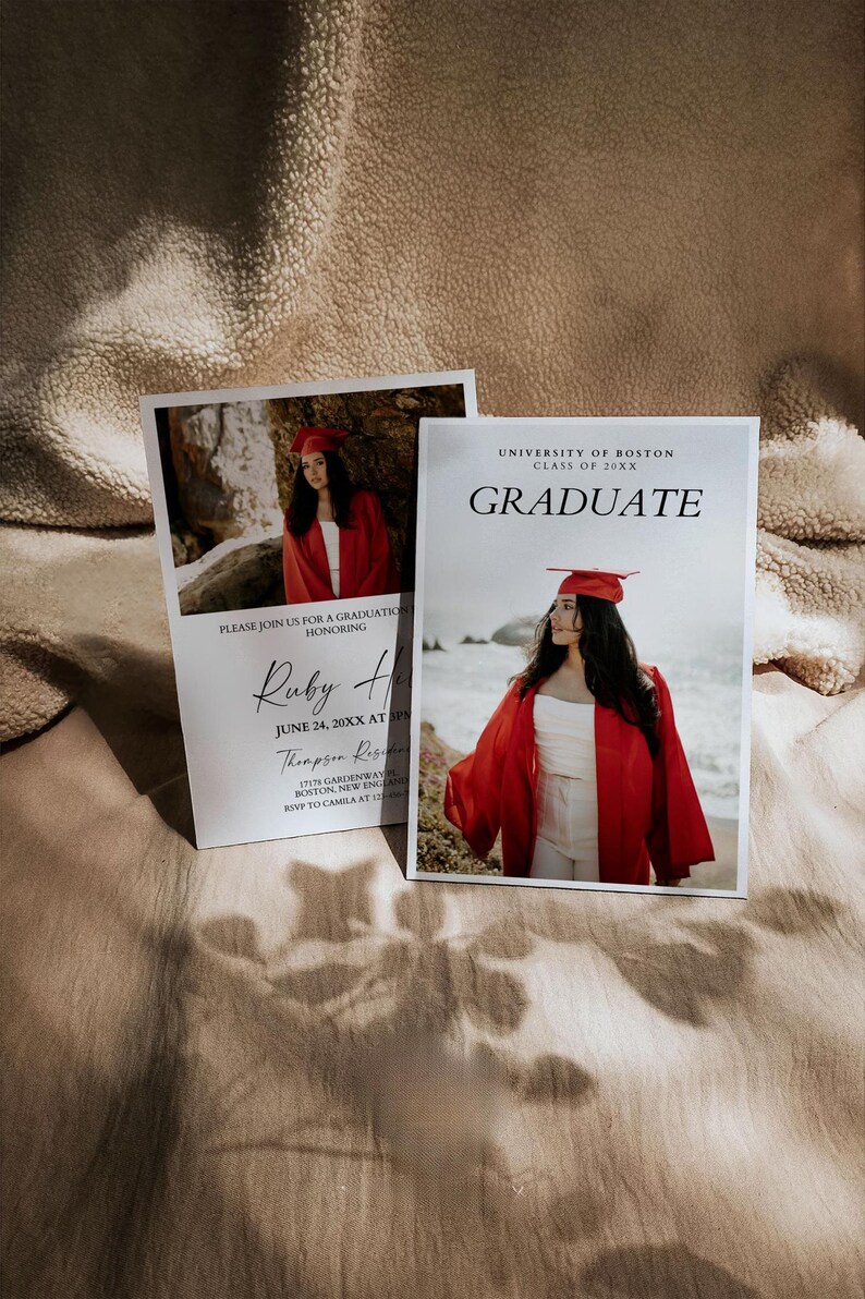Graduation Invitation, Graduation Decorations, College Graduation ...