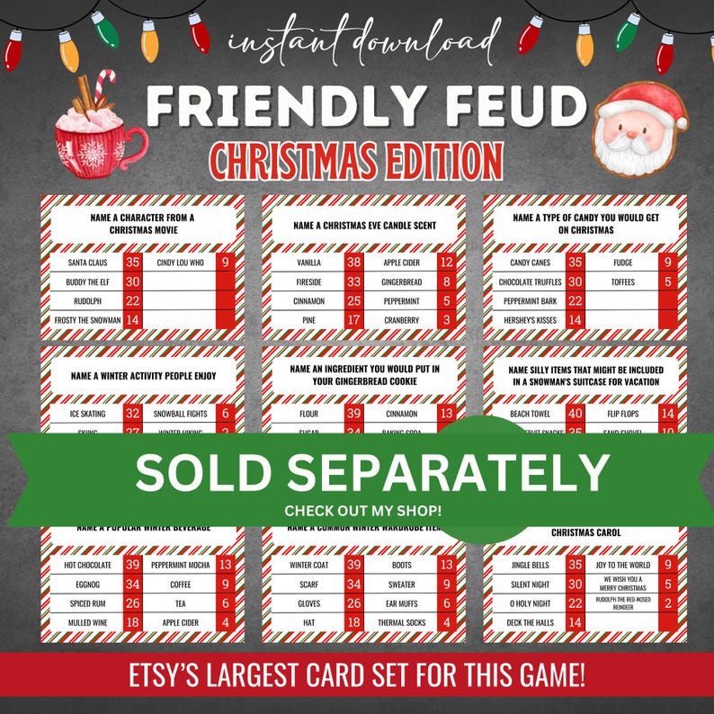 Christmas Party Games, Christmas Trivia, Finish the Lyrics, Christmas