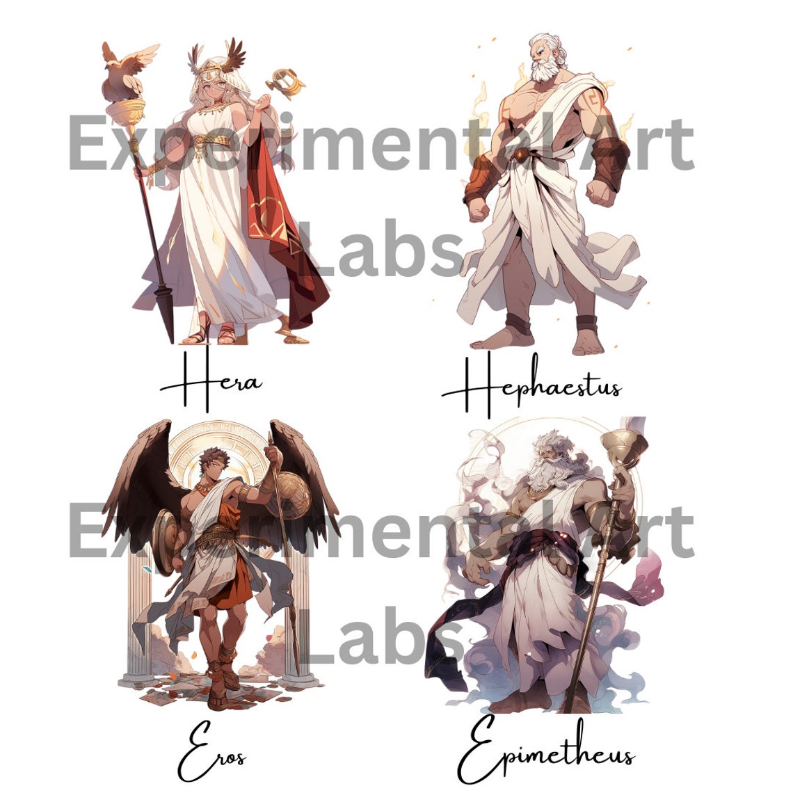 Pantheon Greek Gods Clipart Magic Fantasy Clipart Png Transparent ...