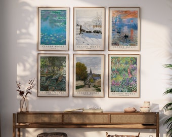 Claude Monet | wall art collection | Digital prints | Digital download | Printable art | Home decor | Vintage wall art