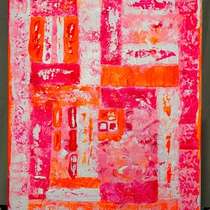 14”x18” Acrylic Abstract Painting