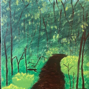 Trail through the woods