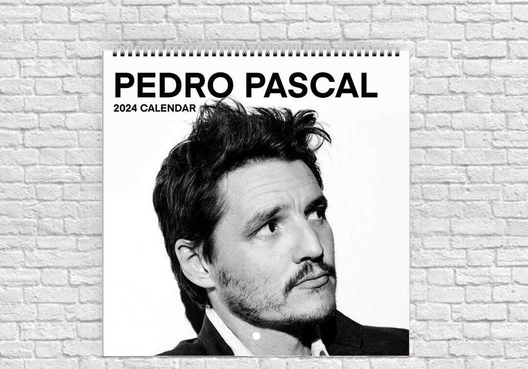 Pedro Pascal 2024 Desk Calendar Gifts for Pedro Pascal Fan Etsy UK
