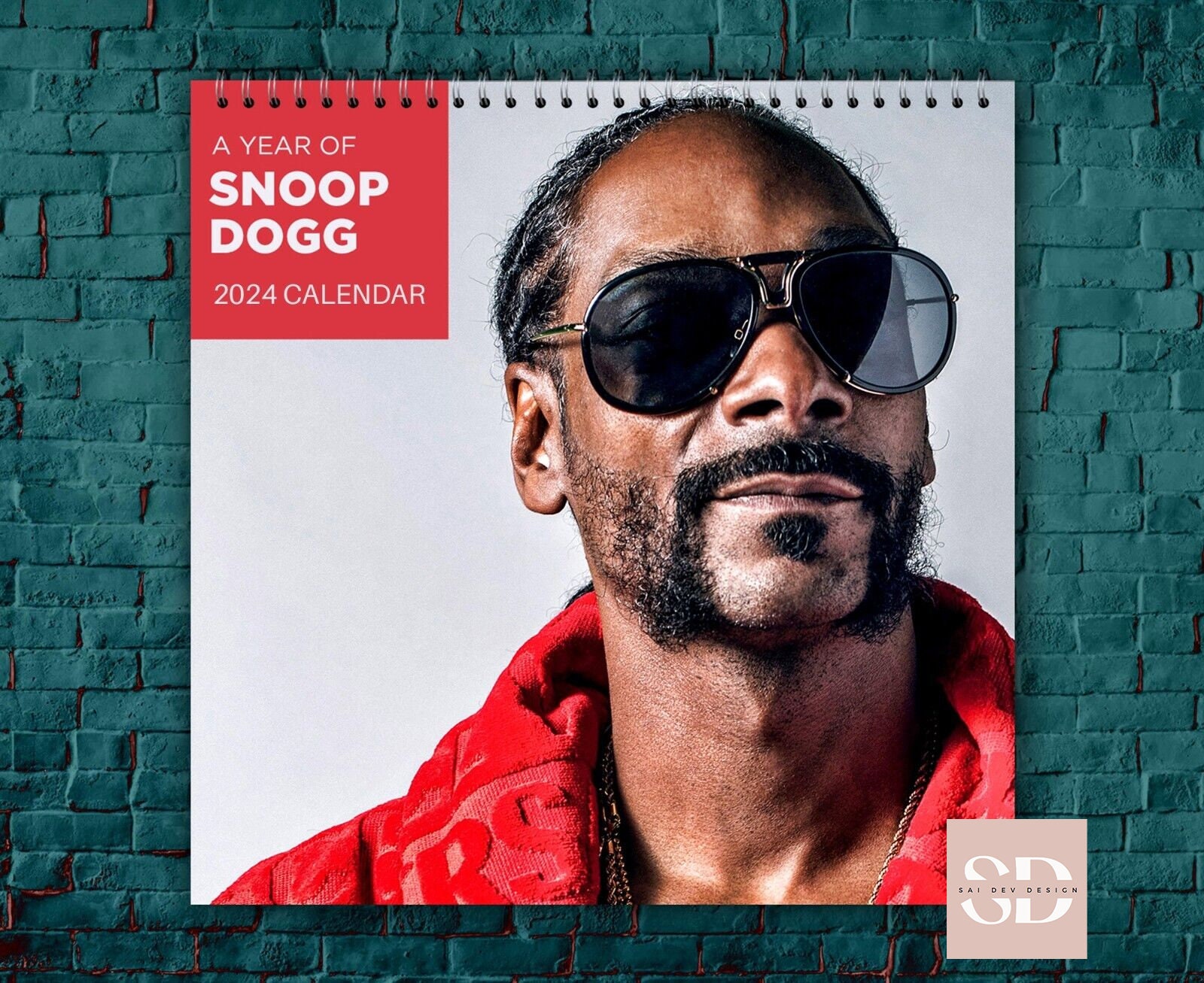 Snoop Dogg Calendar 2024, Celebrity Calendar, Snoop Dogg 2024 Wall