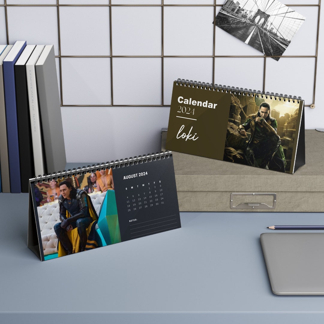 2024 Loki Desk Calendar 2024 Desk Calendar Loki 2024 Calendar TV Show