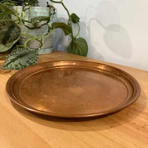 Antique Sternau & Co. Copper Tray Plate