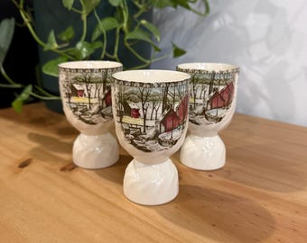 Johnson Bros English Double Egg Cups Set