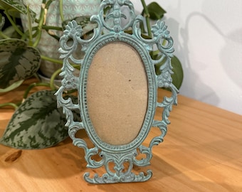 Vintage Metal Ornate Frame Tabletop