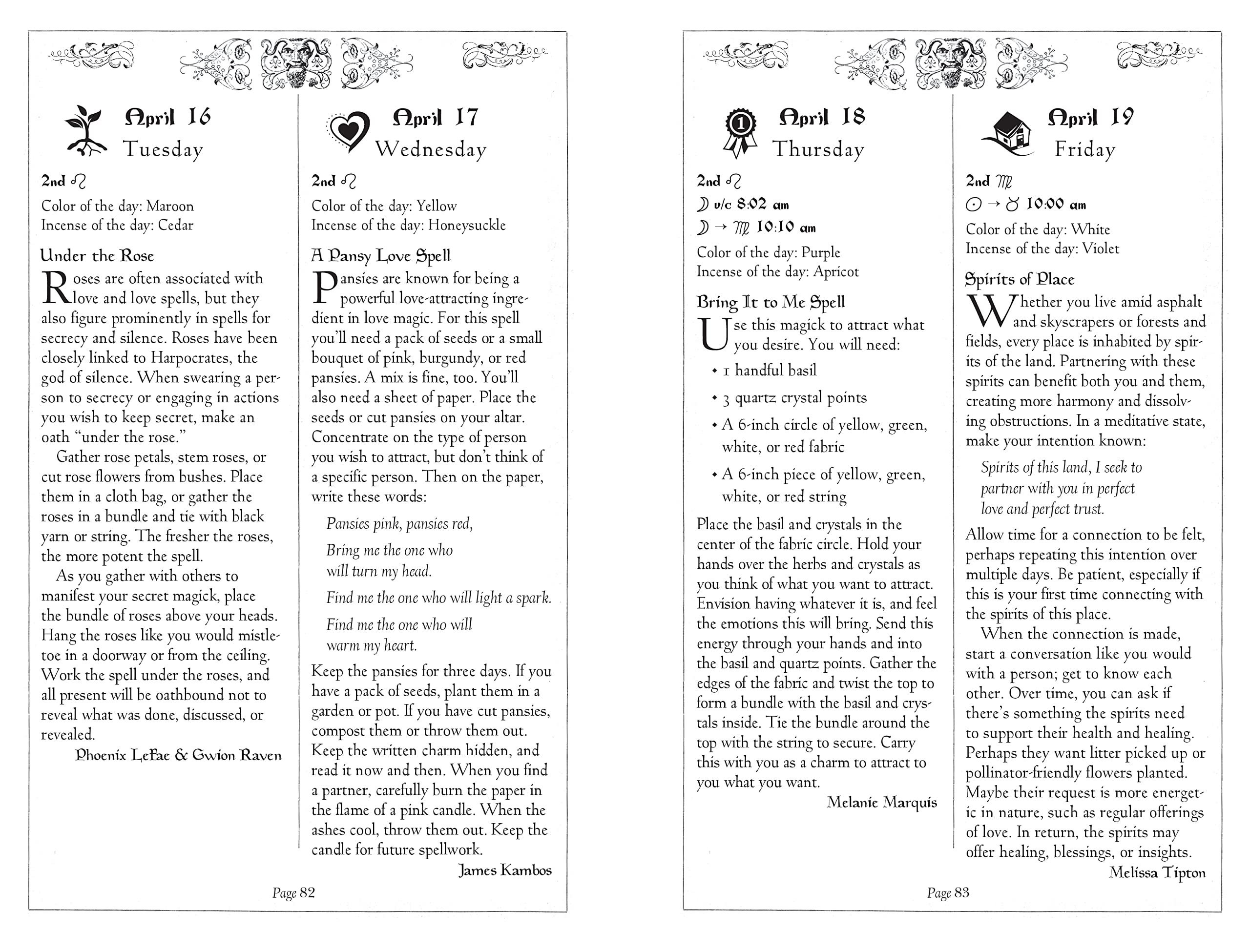 Llewellyn's 2024 Witches' Spelladay Almanac Etsy UK