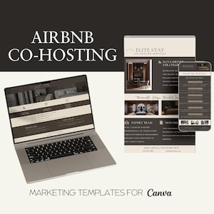 Airbnb Co-Hosting Template for Property Management Design Airbnb Co-host Strategy Guide for Co Hosting Assistance Vacation Rental Co Host