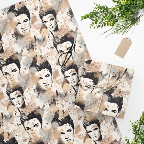 Elvis Christmas Wrapping Paper 
