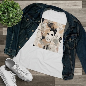 Elvis Presley Watercolor Women&#39;s Premium Tee