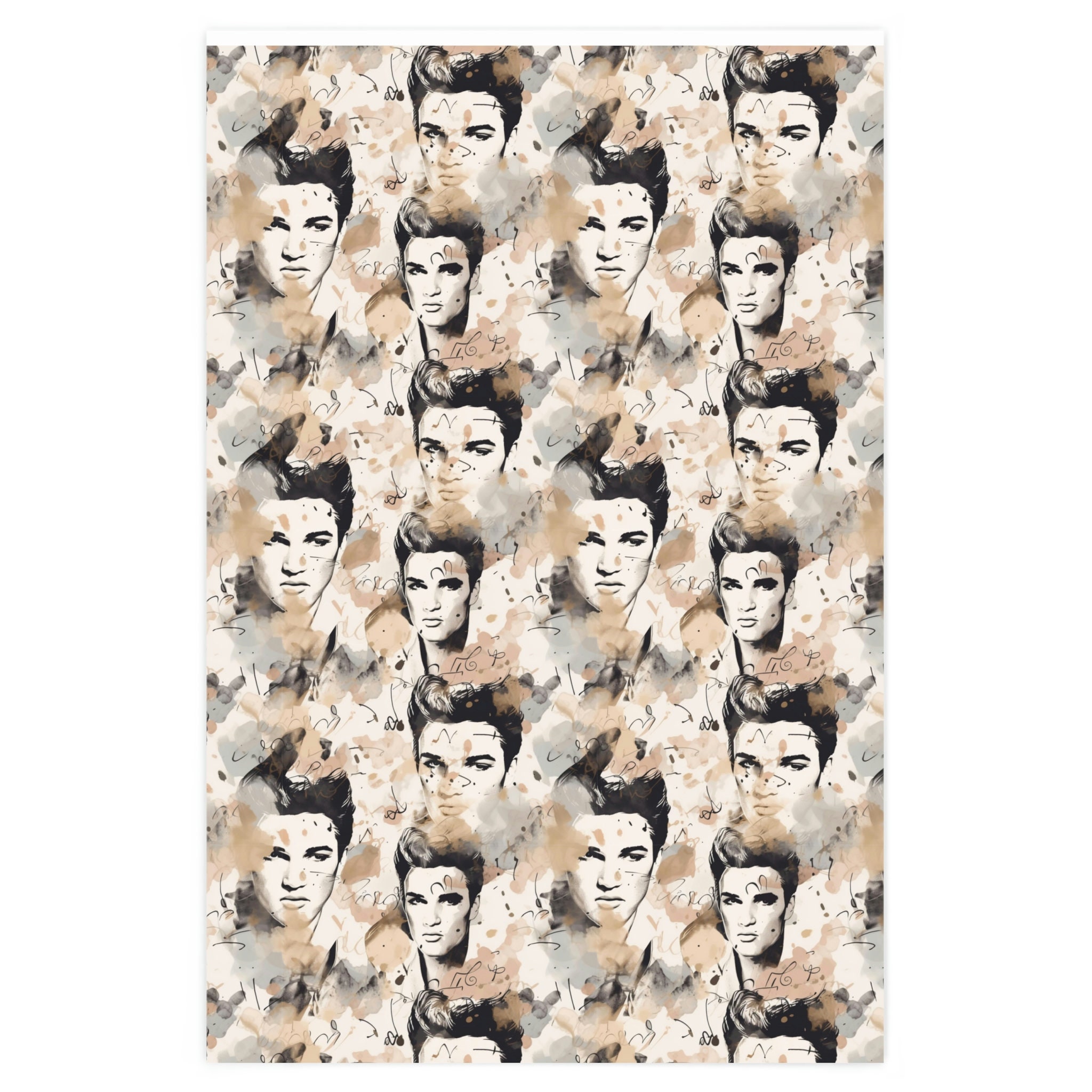 Elvis Christmas Wrapping Paper 
