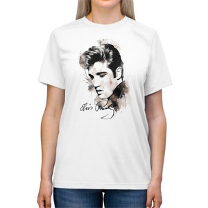 Elvis Presley Watercolor Unisex Triblend Tee