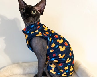 Chemise chat Sphynx Vêtements pour chat Sphynx Vêtements pour chat nu Pull chat Sphynx Pull chat Sphynx Chemise Sphynx Chemise chat nu Chemise bambino