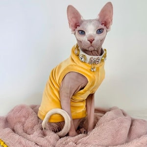 Sphynx Cat Shirt Fleece Sphynx Cat Clothes Hairless Cat Clothes Sphynx Cat Clothes Sphynx Cat Sweater Sphynx Shirt Hairless Cat Shirt