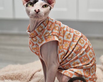 Chemise chat Sphynx Vêtements pour chat Sphynx Vêtements pour chat nu Pull chat Sphynx Pull chat Sphynx Chemise Sphynx Chemise chat nu Chemise bambino