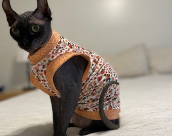 Chemise chat Sphynx Vêtements pour chat Sphynx Vêtements pour chat nu Pull chat Sphynx Pull chat Sphynx Chemise Sphynx Chemise chat nu Chemise bambino