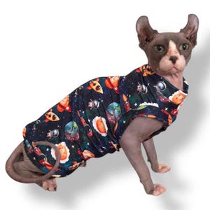 Sphynx Cat Shirt  Sphynx Cat Clothes Hairless Cat Clothes Sphynx Cat Jumper Sphynx Cat Sweater Sphynx Shirt Hairless Cat Shirt